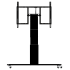 Produkt Bild Elektrisch höhenverstellbarer und neigbarer TV Rollwagen mit 70 cm Hub SCETTACR35BK-2