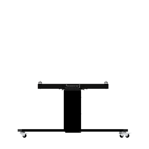 Produkt Bild Elektrisch höhenverstellbarer und neigbarer TV Rollwagen mit 70 cm Hub SCETTACR35BK
