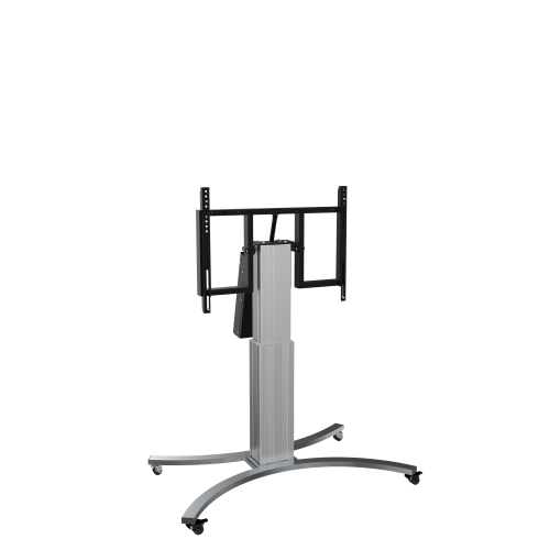 Produkt Bild Elektrisch höhenverstellbarer & neigbarer TV Rollwagen, mobiler Monitorständer, 50 cm Hub SCETTACRK