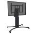 Produkt Bild Elektrisch höhenverstellbarer & neigbarer TV Rollwagen, mobiler Monitorständer, 50 cm Hub SCETTACRBK-1