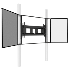 Produktbild Wandmontiertes 2 Säulen Pylonensystem für Monitore von 65-86" PYKLE-IFPD-W