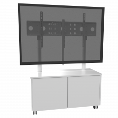 Productimage Sideboard mit motorisch höhenverstellbar Displayhalterung - "Media Side select Premium"