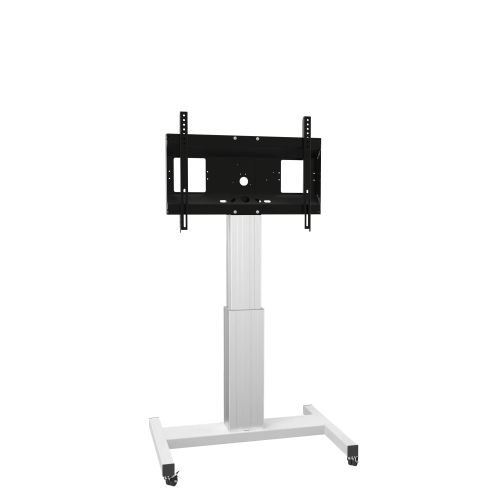 Produkt Bild Elektrisch höhenverstellbarer TV-Rollwagen, mobiler Monitorständer, 50 cm Hub SCETAK