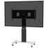 Produkt Bild Elektrisch höhenverstellbarer XL TV Rollständer, mobiler Monitorständer, 50 cm Hub SCEXLBK-1