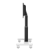 Produkt Bild Elektrisch höhenverstellbarer XL TV Rollständer, mobiler Monitorständer, 50 cm Hub SCEXLBK-2