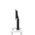 Produkt Bild Elektrisch höhenverstellbarer XL TV Rollständer, mobiler Monitorständer, 50 cm Hub SCEXLBK-4