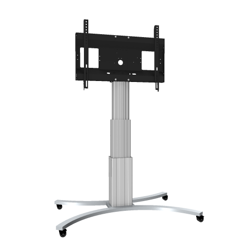 Produkt Bild Elektrisch höhenverstellbarer TV Rollwagen, mobiler Monitorständer, 70 cm Hub SCETAC3535K