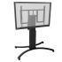 Produkt Bild Elektrisch höhenverstellbarer & neigbarer TV Rollwagen, mobiler Monitorständer, 50 cm Hub SCETTACBRK-3
