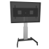 Produkt Bild Elektrisch höhenverstellbarer XL TV Rollständer, mobiler Monitorständer, 50 cm Hub, inkl. Kollisionsschutz SCEXLVK-1