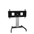 Produkt Bild Elektrisch höhenverstellbarer XL TV Rollständer, mobiler Monitorständer, 50 cm Hub, inkl. Kollisionsschutz SCEXLVK-2
