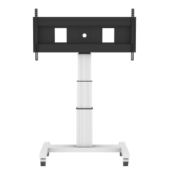 Productimage Elektrisch höhenverstellbarer XL TV Rollständer, mobiler Monitorständer, 70 cm Hub