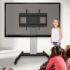 Produkt Bild TV Rollwagen, Rollständer mit Monitor Halterung, Mitte Display 131 cm SCETANHVV-3