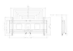 Detailbild Monitorhalterung XL für Displays mit max. VESA 1200 x 600 SCEXLPLB