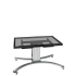 Produkt Bild Elektrisch höhenverstellbarer & neigbarer TV Rollwagen, mobiler Monitorständer, 70 cm Hub SCETTACR35K-1