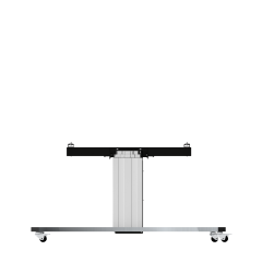 Productimage Elektrisch höhenverstellbarer & neigbarer TV Rollwagen, mobiler Monitorständer, 70 cm Hub