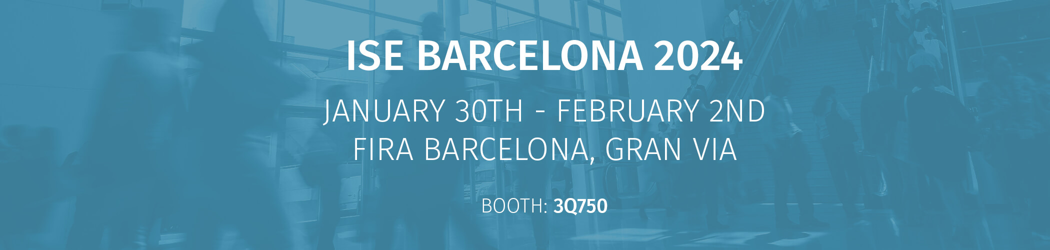  Ticket for ISE 2024 in Barcelona - Conen Systems Illustration 