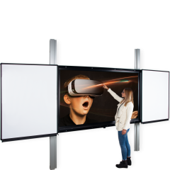 Product image Rail 2.0 - electrically height-adjustable interactive board, monitor wall mount PYETVBWW2RN6
