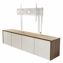 Productimage Sideboard with motorized height-adjustable display holder - "Media Side select Premium".