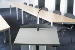 Productimage Accessories lectern - "Cutout for gooseneck microphone".