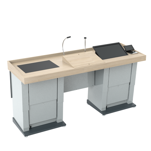 Product image Motorized height adjustment - barrier-free - "Lecturer's desk 2 83600150