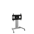 Product image Electrically height-adjustable TV trolley, mobile with V-foot, silver SCETAVSK-2