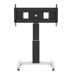 Product image Electrically height-adjustable XL TV roll stand, mobile monitor stand, 50 cm stroke SCEXLBK